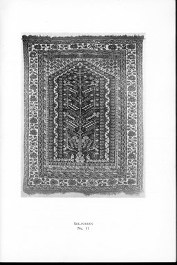 <em>"Seljukian rug, no. 31"</em>. Printed material. Brooklyn Museum. (NK2808_M56_Metcalfe_Collection_p13_Seljukian_no31.jpg