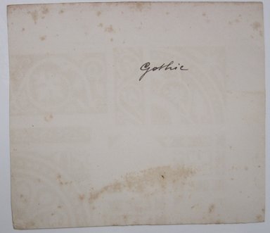 <em>"Clipped illustration of a vase with caption 'Fontenoy-Vase, Sevres / Sammlung L. Double' Reverse is blank."</em>. Printed material. Brooklyn Museum. (NK4210_L98_F14_Lycett_inv135_verso.jpg