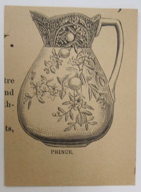 <em>"Clipped illustration of Greek vase with heading 'The Greek Vase' and caption 'Fig. 20. -- From the Englefield Collectoin.' Reverse has text and 3 more illustrations of vases."</em>. Printed material. Brooklyn Museum. (NK4210_L98_F14_Lycett_inv180.jpg