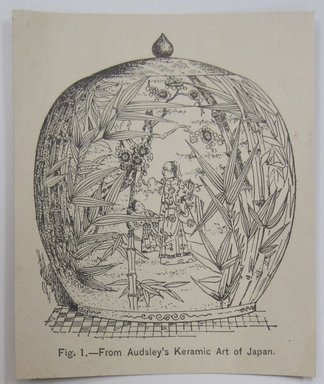 <em>"Clipped illustration of snow storm with trees and birds, caption reads 'Yosemite birds, snow-bound at the foot of Indian Canon.' Reverse has text."</em>. Printed material. Brooklyn Museum. (NK4210_L98_F14_Lycett_inv198.jpg