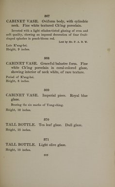 <em>"Checklist."</em>, 1907. Printed material. Brooklyn Museum, NYARC Documenting the Gilded Age phase 2. (Photo: New York Art Resources Consortium, NK4565_D95_0209.jpg