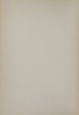 <em>"Blank page."</em>, 1922. Printed material. Brooklyn Museum, NYARC Documenting the Gilded Age phase 2. (Photo: New York Art Resources Consortium, NK5312_T44_0008.jpg