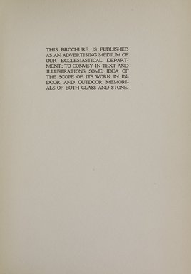<em>"Front matter."</em>, 1922. Printed material. Brooklyn Museum, NYARC Documenting the Gilded Age phase 2. (Photo: New York Art Resources Consortium, NK5312_T44_0009.jpg