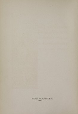 <em>"Blank page."</em>, 1922. Printed material. Brooklyn Museum, NYARC Documenting the Gilded Age phase 2. (Photo: New York Art Resources Consortium, NK5312_T44_0010.jpg