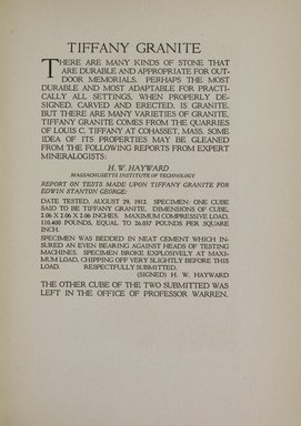 <em>"Text."</em>, 1922. Printed material. Brooklyn Museum, NYARC Documenting the Gilded Age phase 2. (Photo: New York Art Resources Consortium, NK5312_T44_0101.jpg