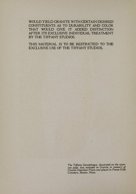 <em>"Text."</em>, 1922. Printed material. Brooklyn Museum, NYARC Documenting the Gilded Age phase 2. (Photo: New York Art Resources Consortium, NK5312_T44_0113.jpg