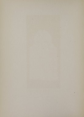 <em>"Blank page."</em>, 1922. Printed material. Brooklyn Museum, NYARC Documenting the Gilded Age phase 2. (Photo: New York Art Resources Consortium, NK5312_T44_0119.jpg