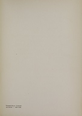 <em>"Back cover."</em>, 1922. Printed material. Brooklyn Museum, NYARC Documenting the Gilded Age phase 2. (Photo: New York Art Resources Consortium, NK5312_T44_0129.jpg