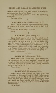 <em>"Checklist."</em>, 1917. Printed material. Brooklyn Museum, NYARC Documenting the Gilded Age phase 2. (Photo: New York Art Resources Consortium, NK600_C16c_0022.jpg