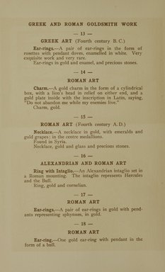 <em>"Checklist."</em>, 1917. Printed material. Brooklyn Museum, NYARC Documenting the Gilded Age phase 2. (Photo: New York Art Resources Consortium, NK600_C16c_0028.jpg