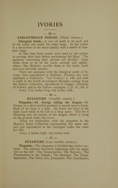 <em>"Checklist."</em>, 1917. Printed material. Brooklyn Museum, NYARC Documenting the Gilded Age phase 2. (Photo: New York Art Resources Consortium, NK600_C16c_0053.jpg