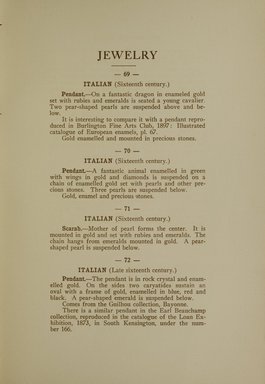 <em>"Checklist."</em>, 1917. Printed material. Brooklyn Museum, NYARC Documenting the Gilded Age phase 2. (Photo: New York Art Resources Consortium, NK600_C16c_0113.jpg