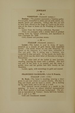 <em>"Checklist."</em>, 1917. Printed material. Brooklyn Museum, NYARC Documenting the Gilded Age phase 2. (Photo: New York Art Resources Consortium, NK600_C16c_0120.jpg