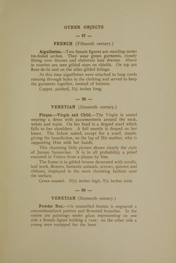 <em>"Checklist."</em>, 1917. Printed material. Brooklyn Museum, NYARC Documenting the Gilded Age phase 2. (Photo: New York Art Resources Consortium, NK600_C16c_0139.jpg