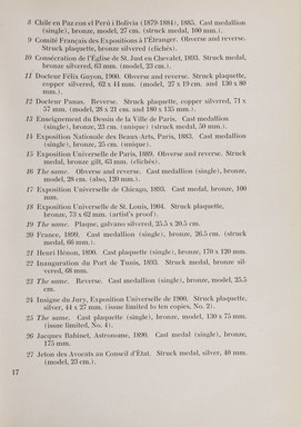 <em>"Checklist with illustrations."</em>, 1911. Printed material. Brooklyn Museum, NYARC Documenting the Gilded Age phase 2. (Photo: New York Art Resources Consortium, NK6310_Am3_0065.jpg