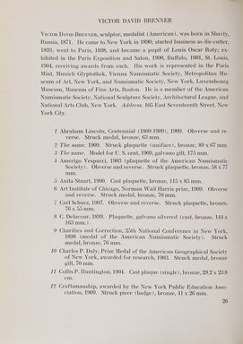 <em>"Checklist with illustrations."</em>, 1911. Printed material. Brooklyn Museum, NYARC Documenting the Gilded Age phase 2. (Photo: New York Art Resources Consortium, NK6310_Am3_0074.jpg