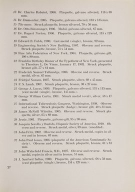 <em>"Checklist with illustrations."</em>, 1911. Printed material. Brooklyn Museum, NYARC Documenting the Gilded Age phase 2. (Photo: New York Art Resources Consortium, NK6310_Am3_0075.jpg