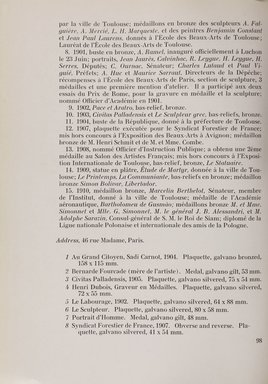 <em>"Checklist with illustrations."</em>, 1911. Printed material. Brooklyn Museum, NYARC Documenting the Gilded Age phase 2. (Photo: New York Art Resources Consortium, NK6310_Am3_0144.jpg