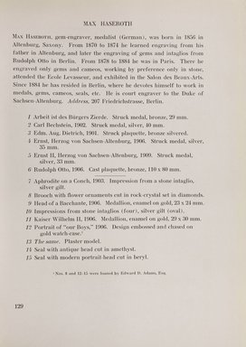 <em>"Checklist with illustrations."</em>, 1911. Printed material. Brooklyn Museum, NYARC Documenting the Gilded Age phase 2. (Photo: New York Art Resources Consortium, NK6310_Am3_0175.jpg