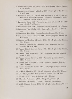 <em>"Checklist with illustrations."</em>, 1911. Printed material. Brooklyn Museum, NYARC Documenting the Gilded Age phase 2. (Photo: New York Art Resources Consortium, NK6310_Am3_0218.jpg