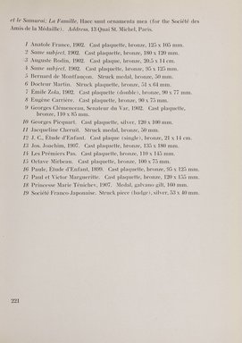 <em>"Checklist with illustrations."</em>, 1911. Printed material. Brooklyn Museum, NYARC Documenting the Gilded Age phase 2. (Photo: New York Art Resources Consortium, NK6310_Am3_0269.jpg