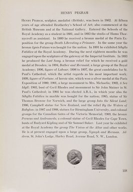 <em>"Checklist with illustrations."</em>, 1911. Printed material. Brooklyn Museum, NYARC Documenting the Gilded Age phase 2. (Photo: New York Art Resources Consortium, NK6310_Am3_0276.jpg