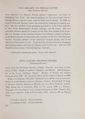 <em>"Checklist with illustrations."</em>, 1911. Printed material. Brooklyn Museum, NYARC Documenting the Gilded Age phase 2. (Photo: New York Art Resources Consortium, NK6310_Am3_0305.jpg