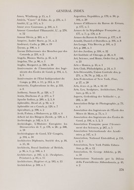 <em>"Index."</em>, 1911. Printed material. Brooklyn Museum, NYARC Documenting the Gilded Age phase 2. (Photo: New York Art Resources Consortium, NK6310_Am3_0426.jpg