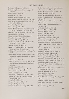 <em>"Index."</em>, 1911. Printed material. Brooklyn Museum, NYARC Documenting the Gilded Age phase 2. (Photo: New York Art Resources Consortium, NK6310_Am3_0428.jpg