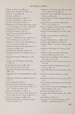 <em>"Index."</em>, 1911. Printed material. Brooklyn Museum, NYARC Documenting the Gilded Age phase 2. (Photo: New York Art Resources Consortium, NK6310_Am3_0432.jpg