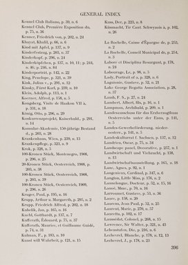 <em>"Index."</em>, 1911. Printed material. Brooklyn Museum, NYARC Documenting the Gilded Age phase 2. (Photo: New York Art Resources Consortium, NK6310_Am3_0444.jpg