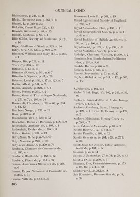 <em>"Index."</em>, 1911. Printed material. Brooklyn Museum, NYARC Documenting the Gilded Age phase 2. (Photo: New York Art Resources Consortium, NK6310_Am3_0453.jpg