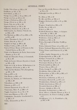 <em>"Index."</em>, 1911. Printed material. Brooklyn Museum, NYARC Documenting the Gilded Age phase 2. (Photo: New York Art Resources Consortium, NK6310_Am3_0459.jpg