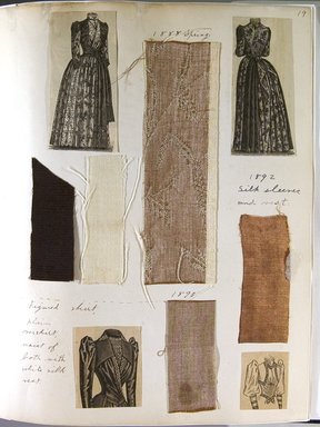 <em>"Ida Jackson's Dress Diary"</em>. Printed material. Brooklyn Museum. (NK8812_J12_Jackson_Dress_Diary_p19.jpg