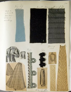 <em>"Ida Jackson's Dress Diary"</em>. Printed material. Brooklyn Museum. (NK8812_J12_Jackson_Dress_Diary_p36.jpg