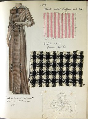 <em>"Ida Jackson's Dress Diary"</em>. Printed material. Brooklyn Museum. (NK8812_J12_Jackson_Dress_Diary_p44.jpg