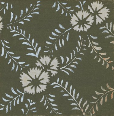 <em>"Textile designs from Classical patterns for dyeing, volume 1, Monyo no maki, detail."</em>. Printed material, 17 x 12 in (30.5 x 48 cm). Brooklyn Museum. (Photo: Brooklyn Museum, NK8884_K17h_Hana_Shishu_v01_page02-03_detail5_PS3.jpg