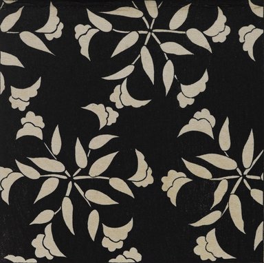 <em>"Textile designs from Classical patterns for dyeing, volume 1, Monyo no maki, detail."</em>. Printed material, 17 x 12 in (30.5 x 48 cm). Brooklyn Museum. (Photo: Brooklyn Museum, NK8884_K17h_Hana_Shishu_v01_page22-23_detail2_PS4.jpg