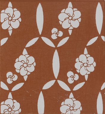 <em>"Textile designs from Classical patterns for dyeing, volume 1, Monyo no maki, detail."</em>. Printed material, 17 x 12 in (30.5 x 48 cm). Brooklyn Museum. (Photo: Brooklyn Museum, NK8884_K17h_Hana_Shishu_v01_page26-27_detail3_PS4.jpg