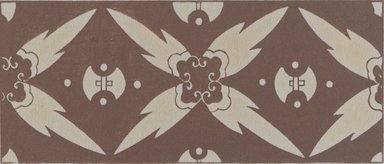 <em>"Textile designs from Classical patterns for dyeing, volume 2, Monyo no maki, detail."</em>. Printed material, 17 x 12 in (30.5 x 48 cm). Brooklyn Museum. (Photo: Brooklyn Museum, NK8884_K17h_Hana_Shishu_v02_page10-11_detail2_PS4.jpg