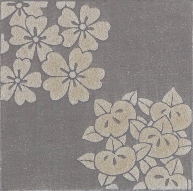 <em>"Textile designs from Classical patterns for dyeing, volume 2, Monyo no maki, detail."</em>. Printed material, 17 x 12 in (30.5 x 48 cm). Brooklyn Museum. (Photo: Brooklyn Museum, NK8884_K17h_Hana_Shishu_v02_page16-17_detail5_PS4.jpg