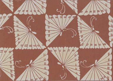 <em>"Textile designs from Classical patterns for dyeing, volume 2, Monyo no maki, detail."</em>. Printed material, 17 x 12 in (30.5 x 48 cm). Brooklyn Museum. (Photo: Brooklyn Museum, NK8884_K17h_Hana_Shishu_v02_page18-19_detail2_PS4.jpg