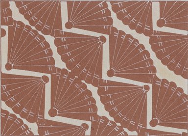 <em>"Textile designs from Classical patterns for dyeing, volume 2, Monyo no maki, detail."</em>. Printed material, 17 x 12 in (30.5 x 48 cm). Brooklyn Museum. (Photo: Brooklyn Museum, NK8884_K17h_Hana_Shishu_v02_page18-19_detail3_PS4.jpg