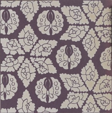 <em>"Textile designs from Classical patterns for dyeing, volume 2, Monyo no maki, detail."</em>. Printed material, 17 x 12 in (30.5 x 48 cm). Brooklyn Museum. (Photo: Brooklyn Museum, NK8884_K17h_Hana_Shishu_v02_page24-25_detail1_PS4.jpg