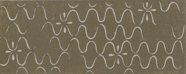 <em>"Textile designs from Classical patterns for dyeing, volume 2, Monyo no maki, detail."</em>. Printed material, 17 x 12 in (30.5 x 48 cm). Brooklyn Museum. (Photo: Brooklyn Museum, NK8884_K17h_Hana_Shishu_v02_page26-27_detail3_PS4.jpg