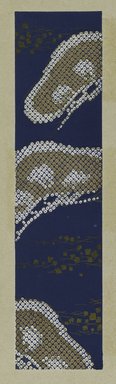 <em>"Textile designs from Classical patterns for dyeing, volume 10, Shochikubai no maki, detail."</em>, 1934-38. Printed material, 12.5 in (31 cm). Brooklyn Museum, Hana Shishu. (NK8884_K17h_v10_p07-08_detail4_PS2.jpg