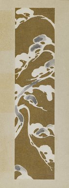 <em>"Textile designs from Classical patterns for dyeing, volume 10, Shochikubai no maki, detail."</em>, 1934-38. Printed material, 12.5 in (31 cm). Brooklyn Museum, Hana Shishu. (NK8884_K17h_v10_p07-08_detail5_PS2.jpg