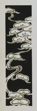 <em>"Textile designs from Classical patterns for dyeing, volume 10, Shochikubai no maki, detail."</em>, 1934-38. Printed material, 12.5 in (31 cm). Brooklyn Museum, Hana Shishu. (NK8884_K17h_v10_p15-16_detail1_PS2.jpg