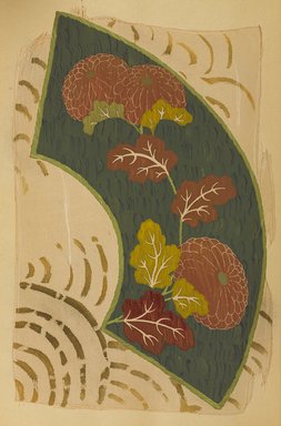 <em>"Fan-shaped floral design."</em>. Published material. Brooklyn Museum. (Photo: Brooklyn Museum, NK8984_An2_vol6_pl04_PS9.jpg