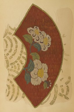 <em>"Fan-shaped floral design."</em>. Published material. Brooklyn Museum. (Photo: Brooklyn Museum, NK8984_An2_vol6_pl06_PS9.jpg